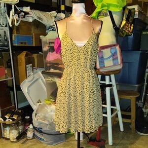 Forever 21 Cream and Black Mini Dress